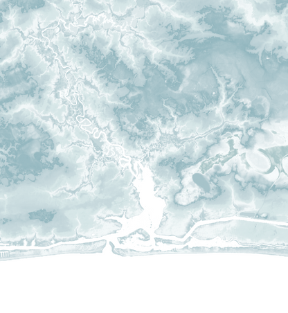 Brunswick Islands Map Print