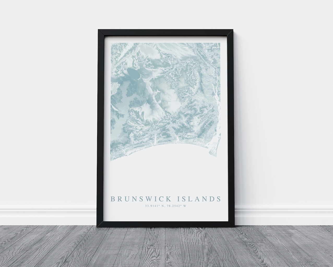 Brunswick Islands Map Print