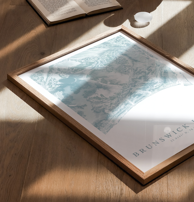 Brunswick Islands Map Print