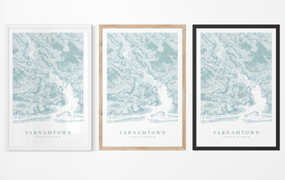 Varnamtown Map Print