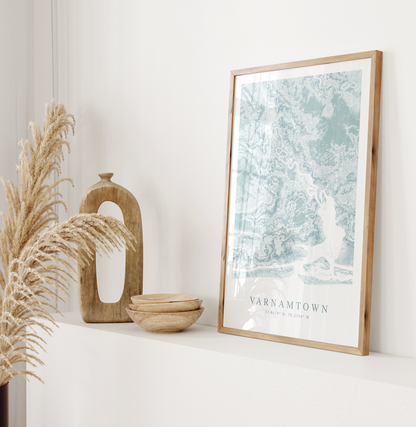 Varnamtown Map Print