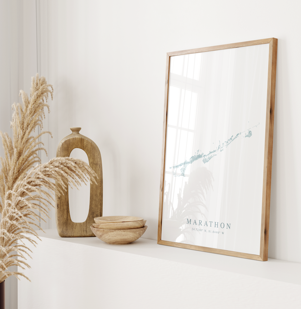 Marathon Map Print