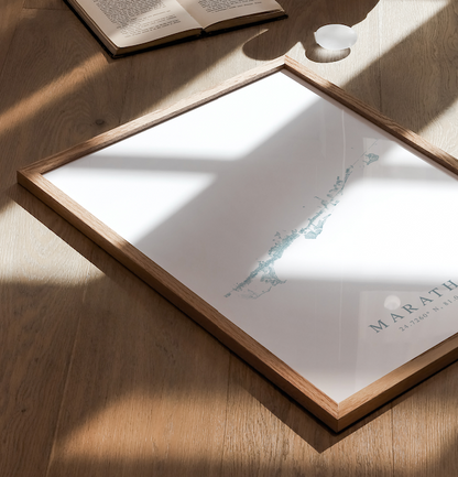 Marathon Map Print