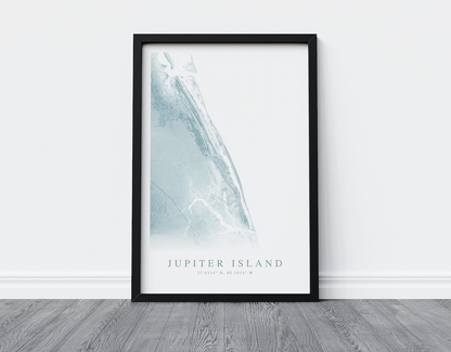 Jupiter Island Map Print
