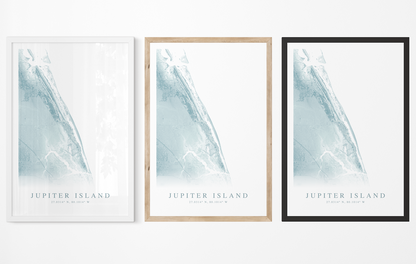 Jupiter Island Map Print
