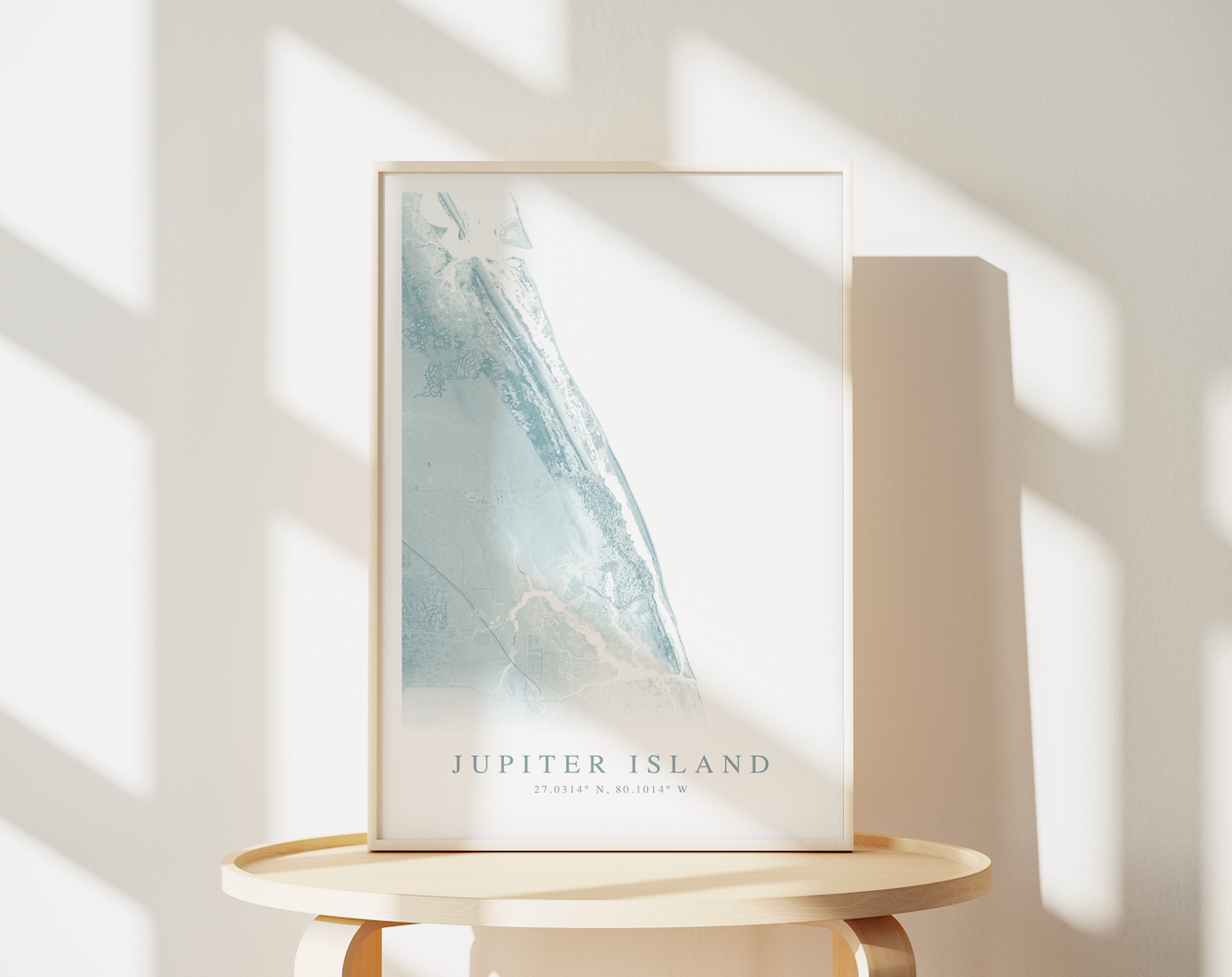 Jupiter Island Map Print