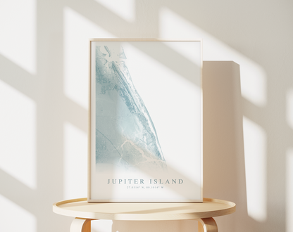 Jupiter Island Map Print