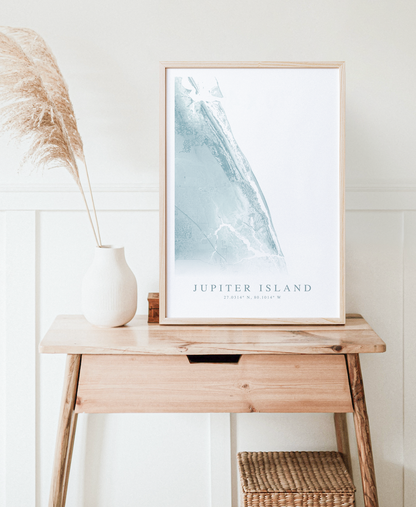 Jupiter Island Map Print