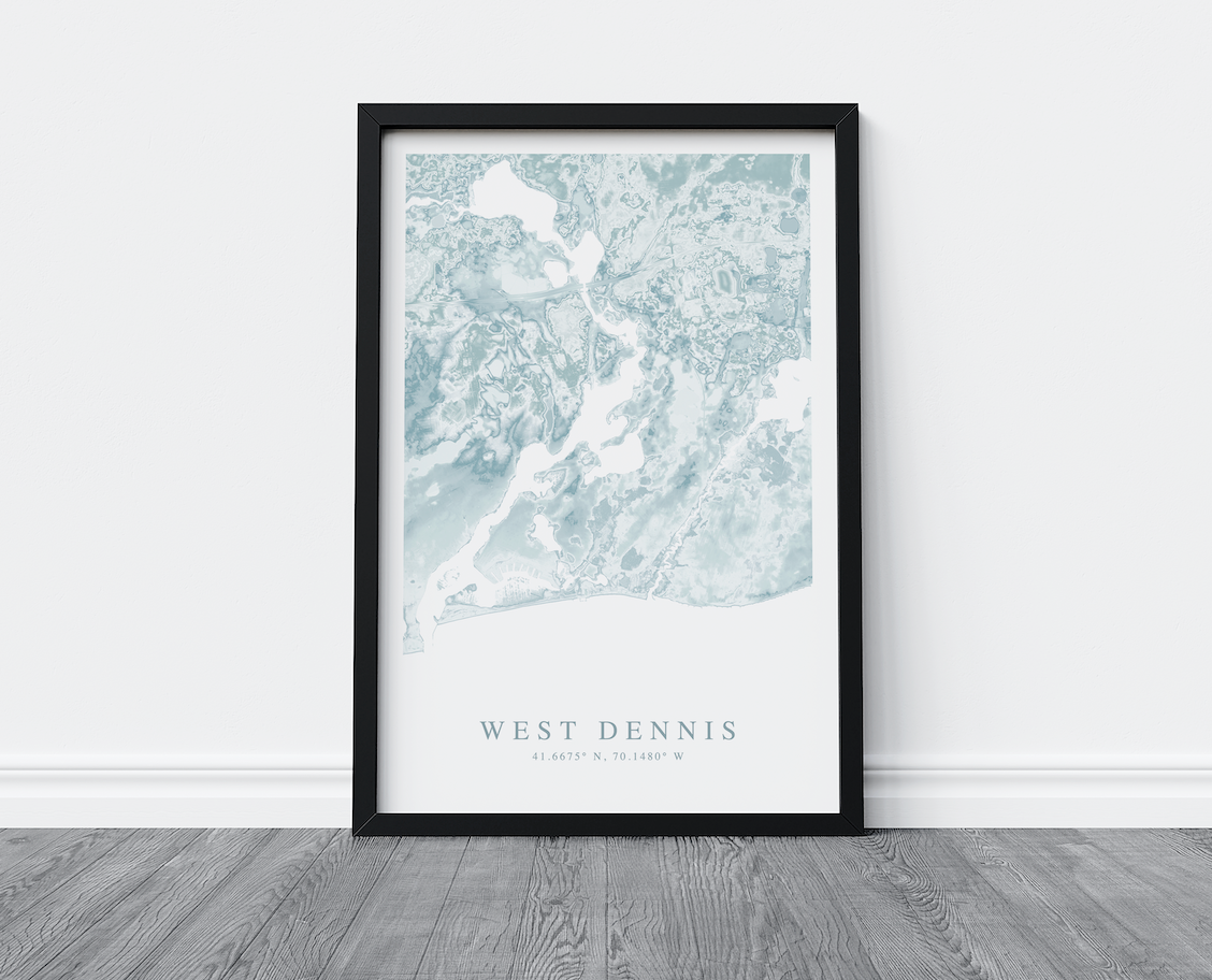 West Dennis Map Print