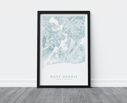 West Dennis Map Print