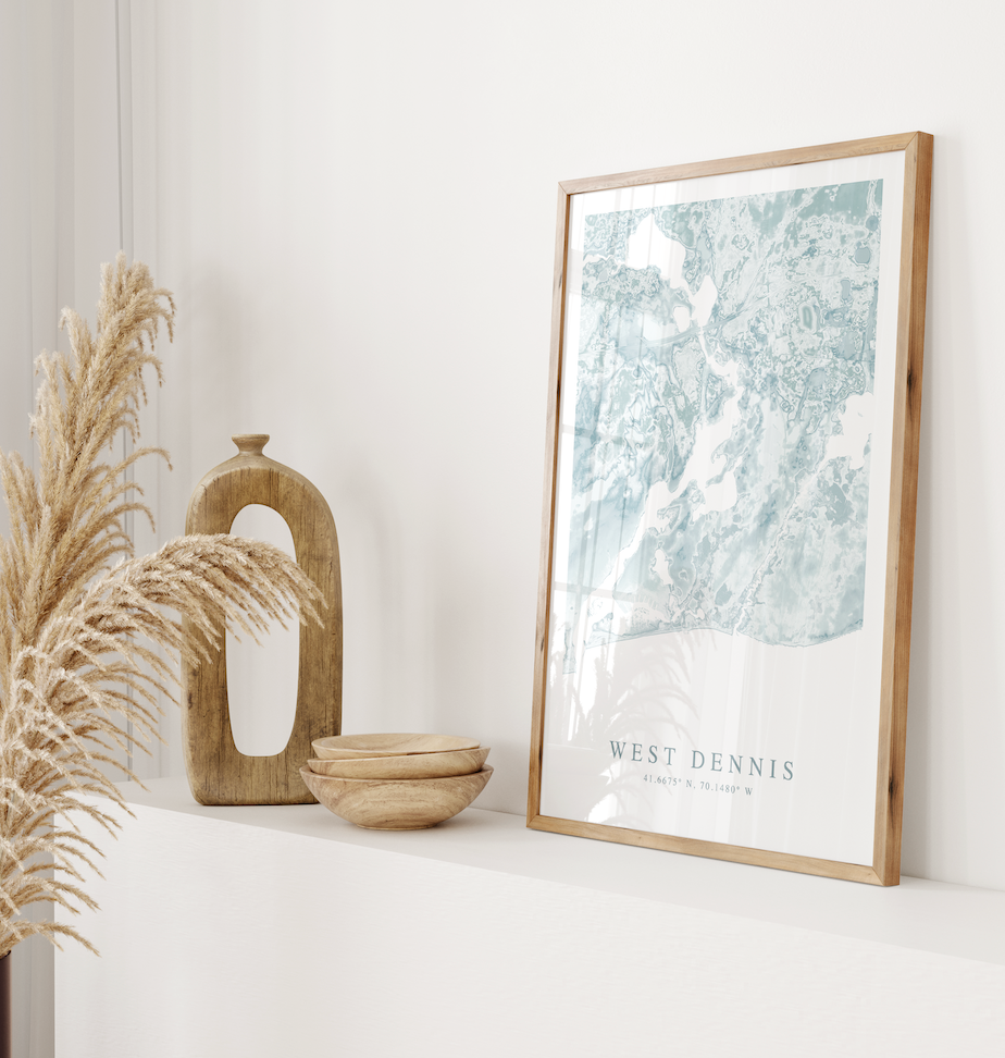 West Dennis Map Print