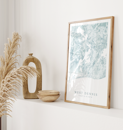 West Dennis Map Print