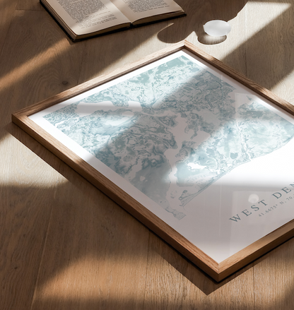 West Dennis Map Print