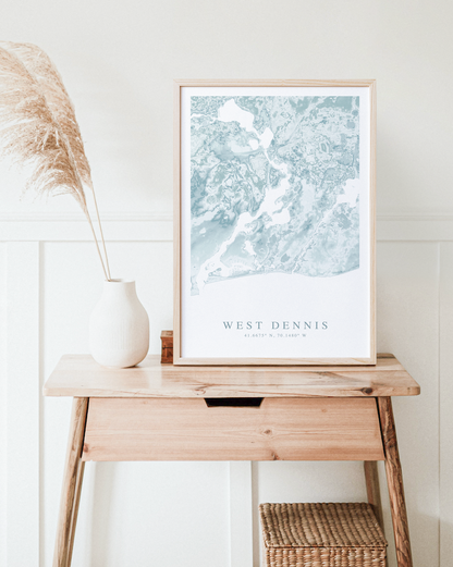 West Dennis Map Print
