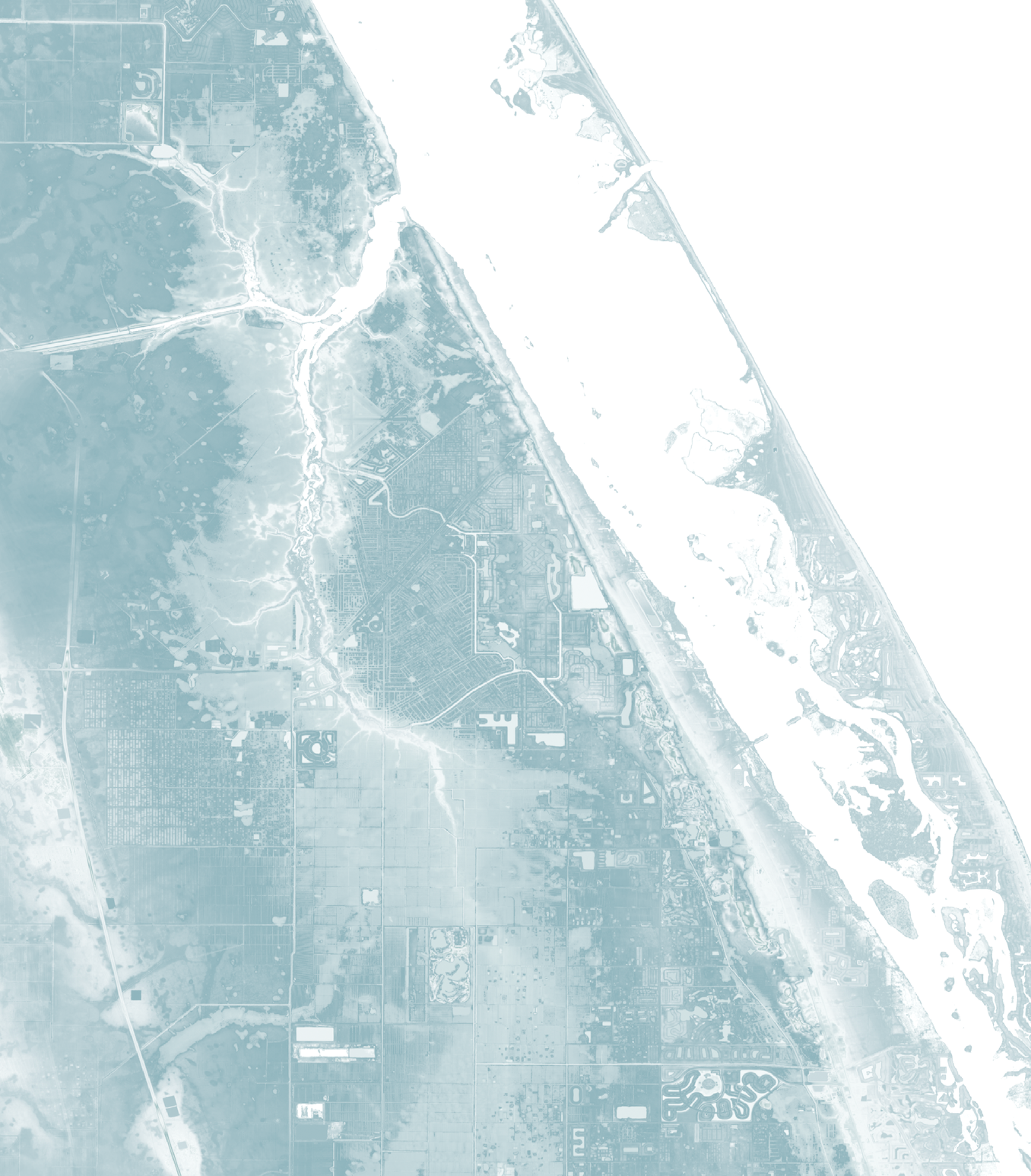 North Hutchinson Island Map Print