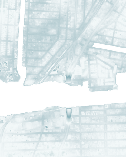 Island Park Map Print