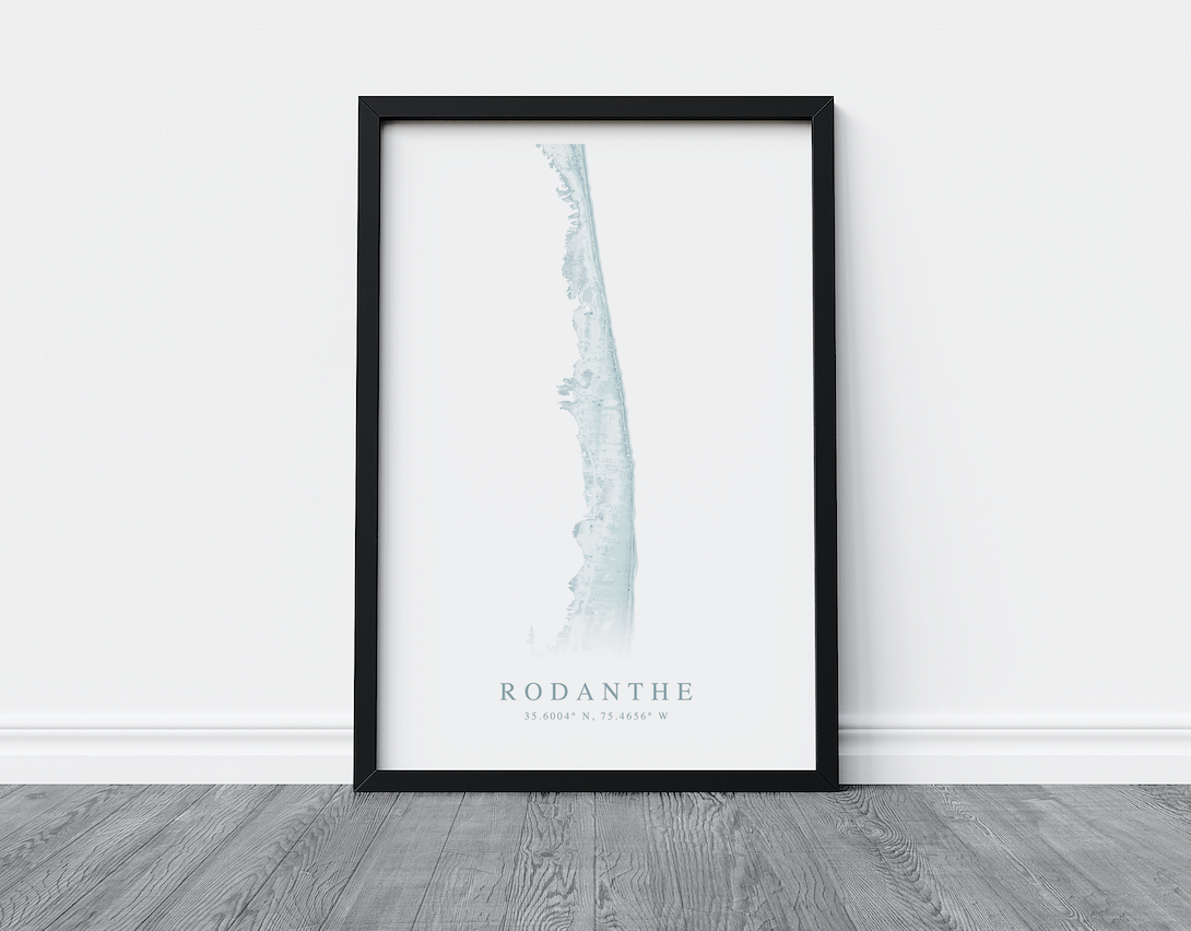 Rodanthe Map Print