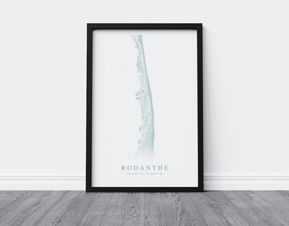 Rodanthe Map Print