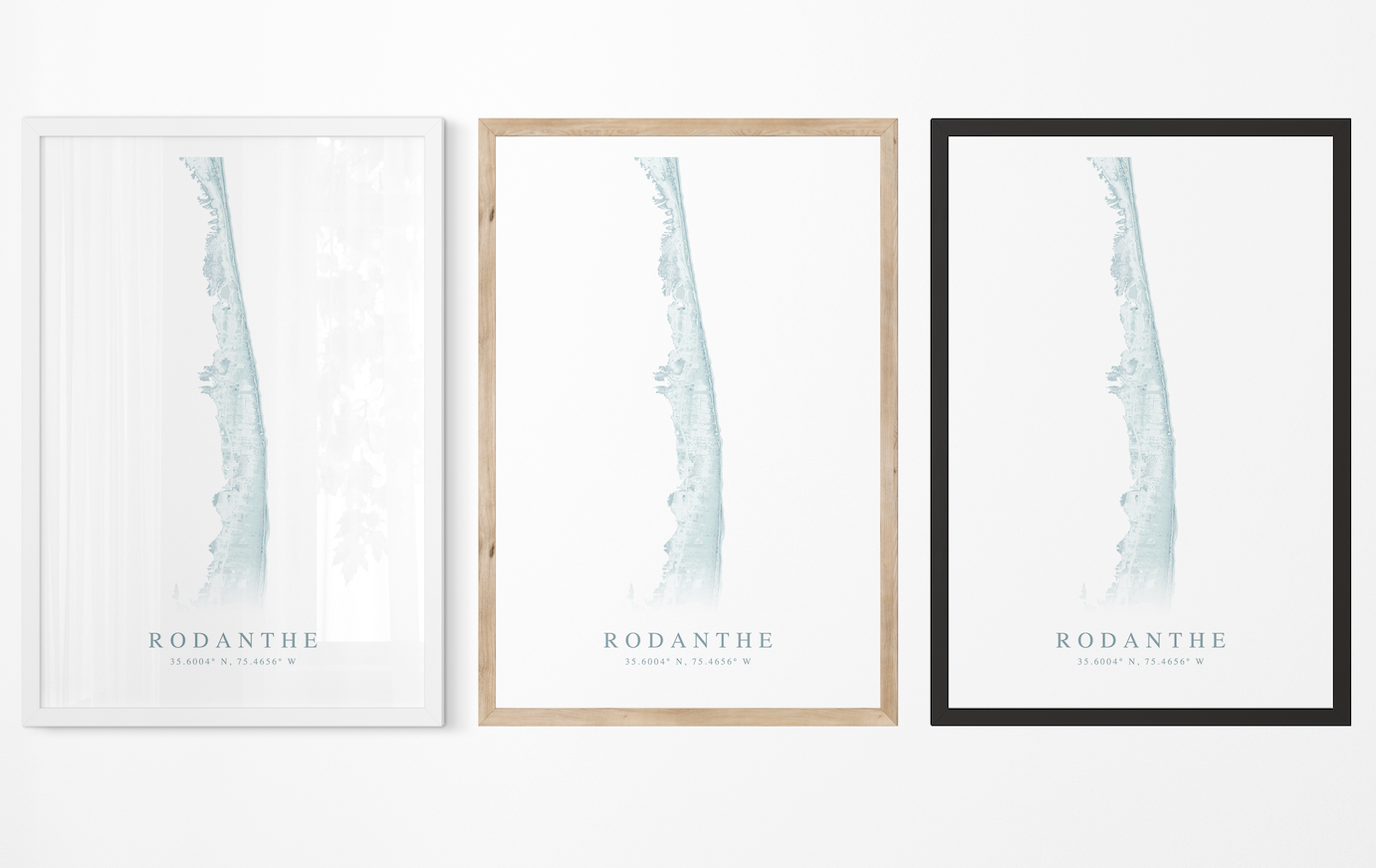 Rodanthe Map Print
