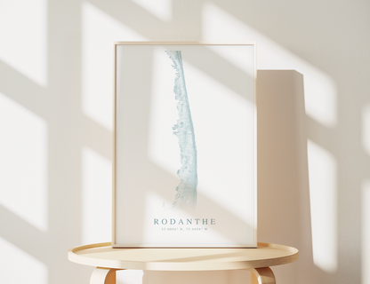 Rodanthe Map Print