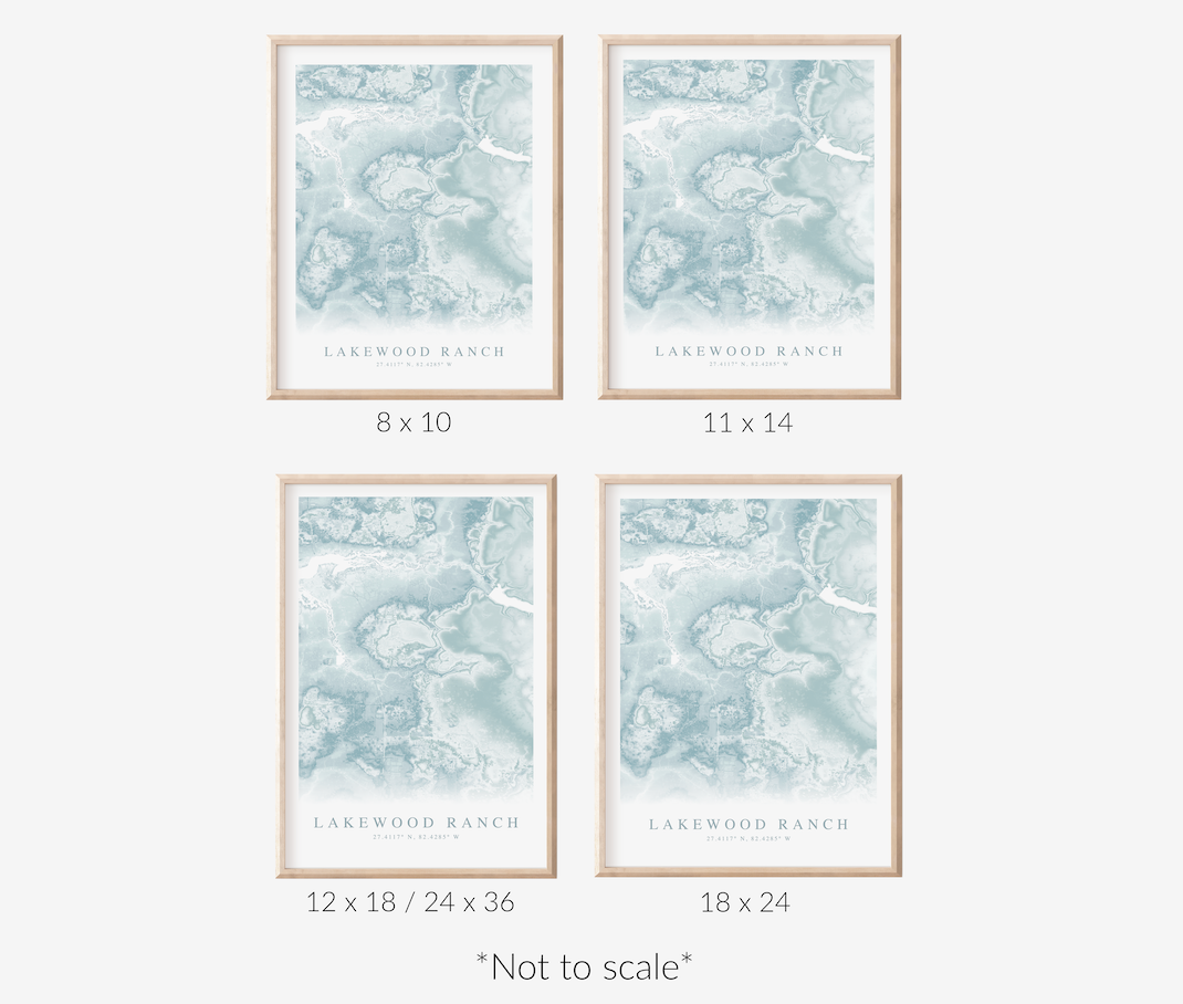 Lakewood Ranch Map Print