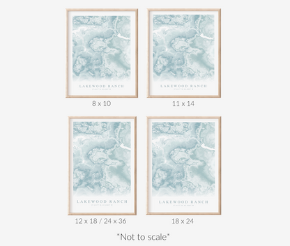 Lakewood Ranch Map Print