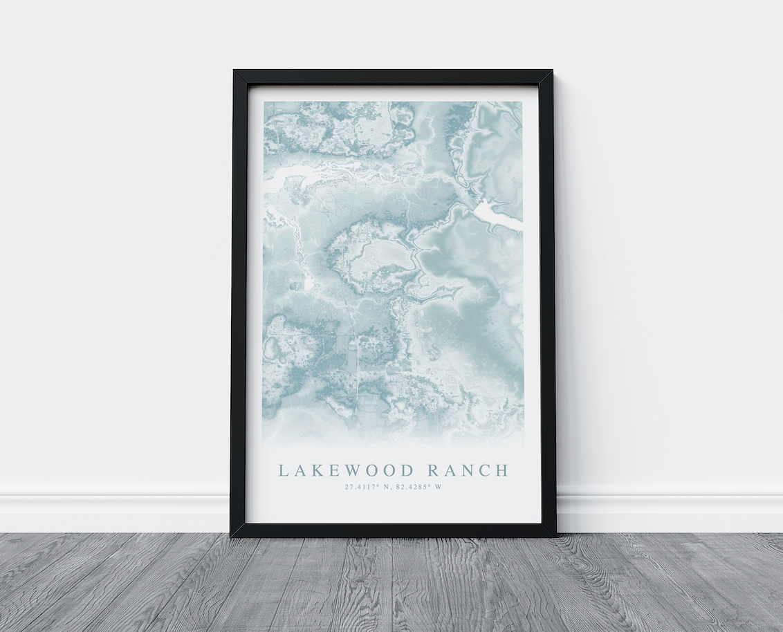 Lakewood Ranch Map Print