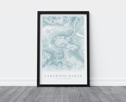 Lakewood Ranch Map Print