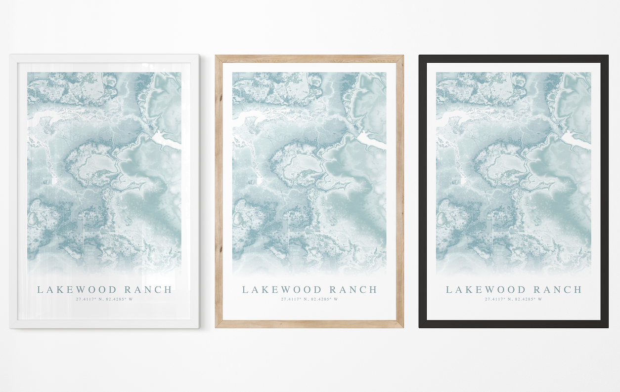Lakewood Ranch Map Print