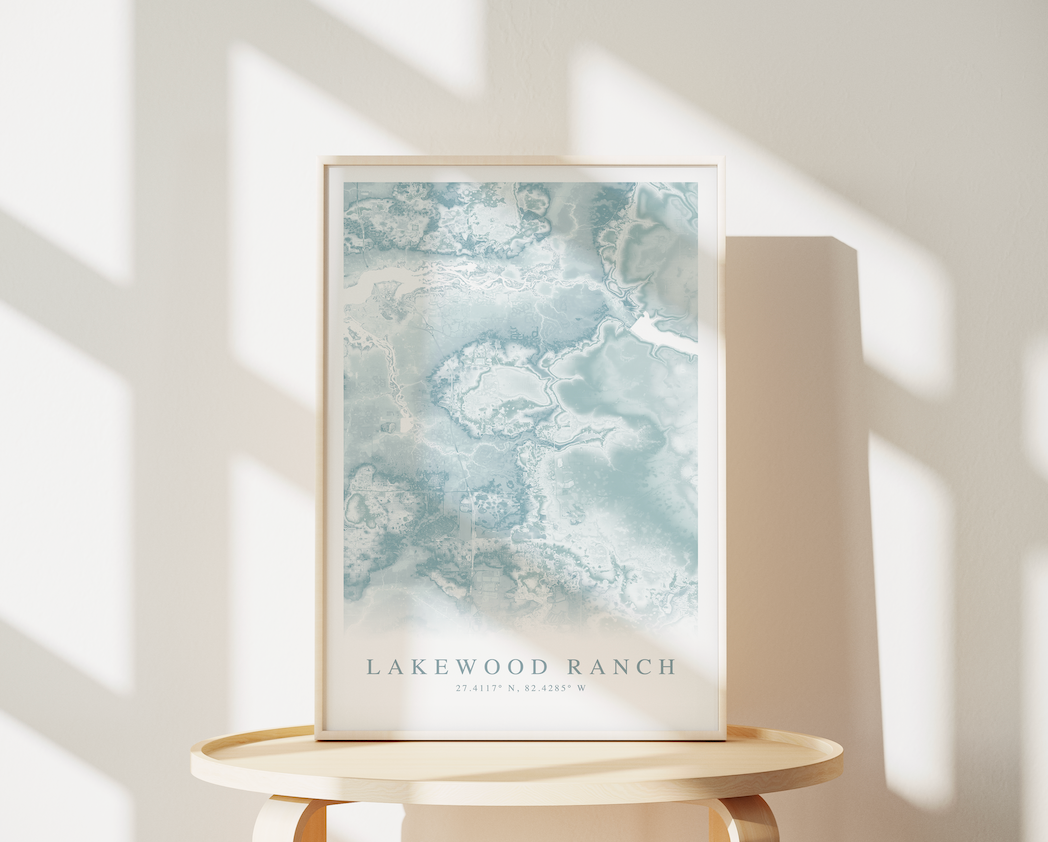 Lakewood Ranch Map Print