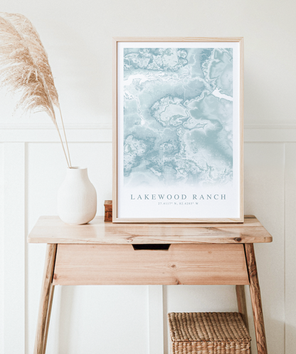 Lakewood Ranch Map Print