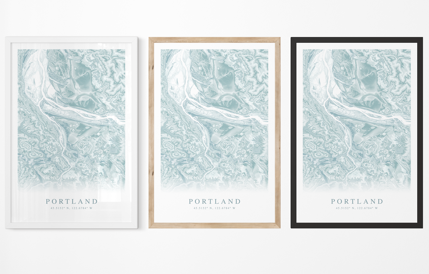 Portland OR Map Print