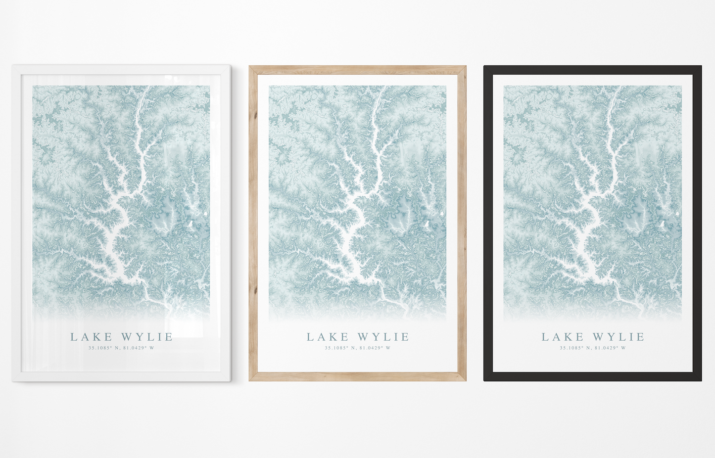 Lake Wylie Map Print