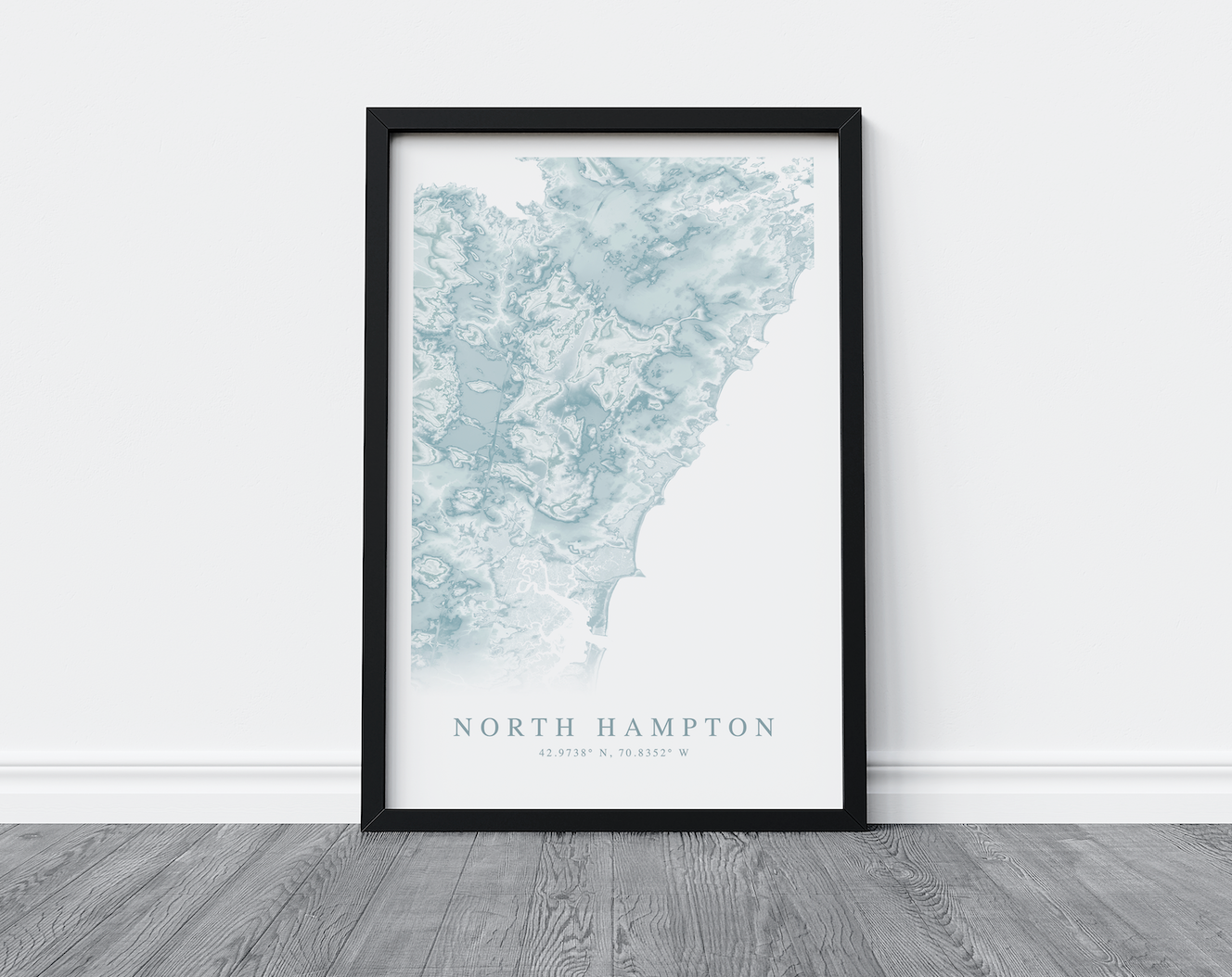 North Hampton NH Map Print