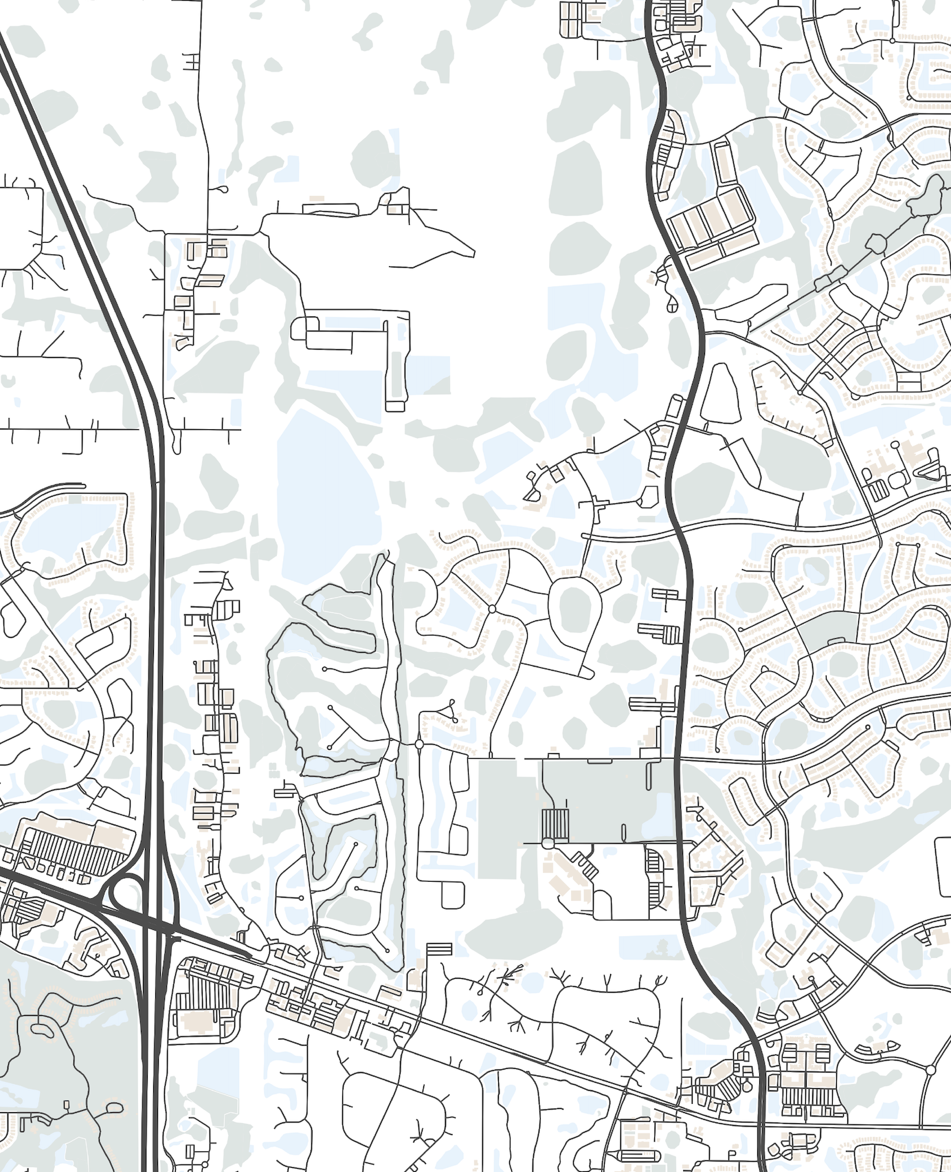 Lakewood Ranch Map Print