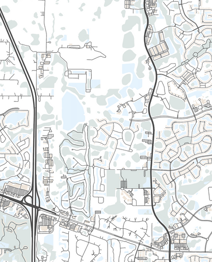 Lakewood Ranch Map Print