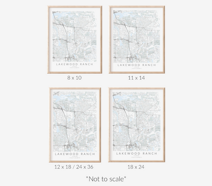 Lakewood Ranch Map Print