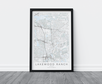 Lakewood Ranch Map Print