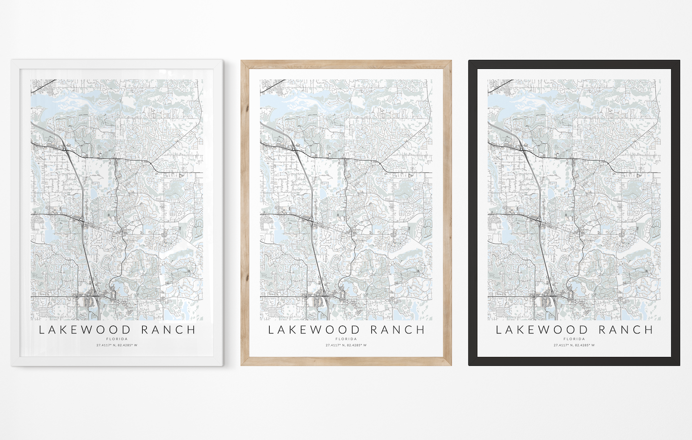 Lakewood Ranch Map Print
