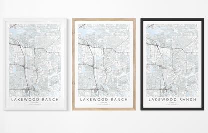 Lakewood Ranch Map Print