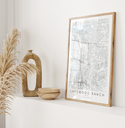 Lakewood Ranch Map Print