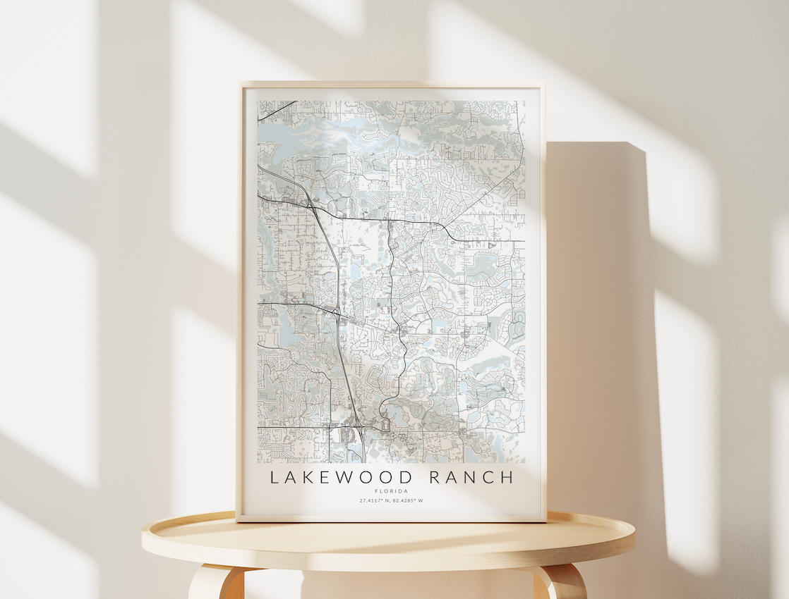 Lakewood Ranch Map Print