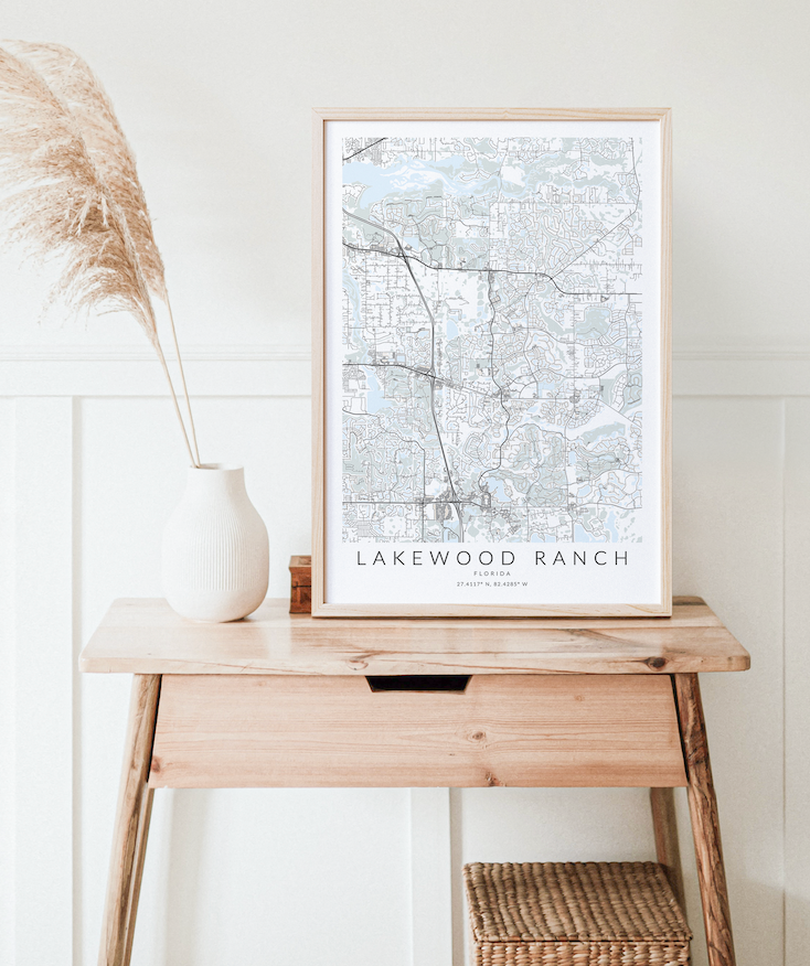 Lakewood Ranch Map Print
