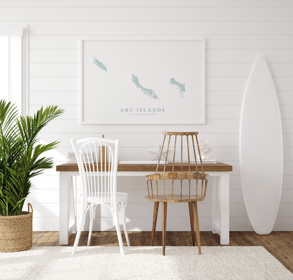 ABC Islands Map Print