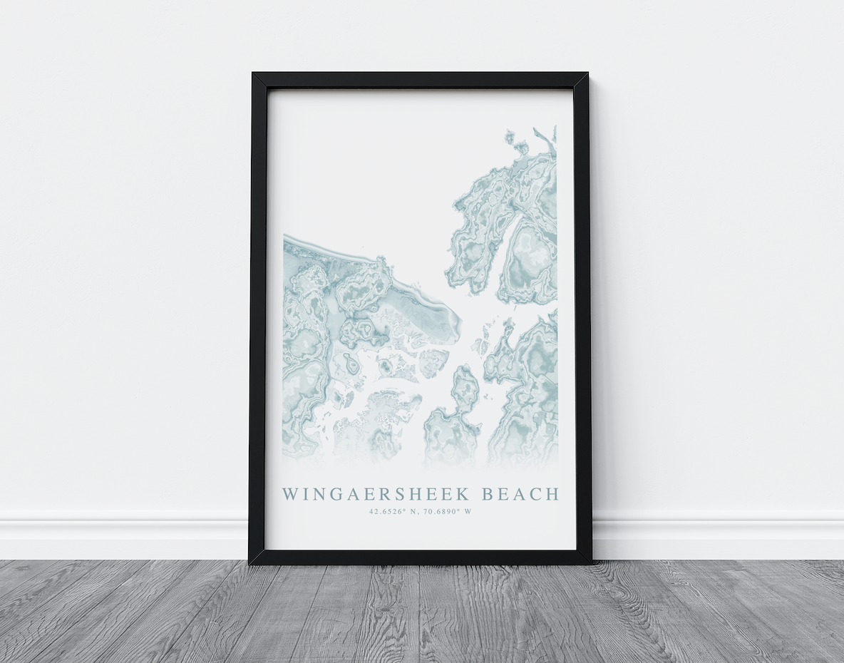 Wingaersheek Beach Map Print