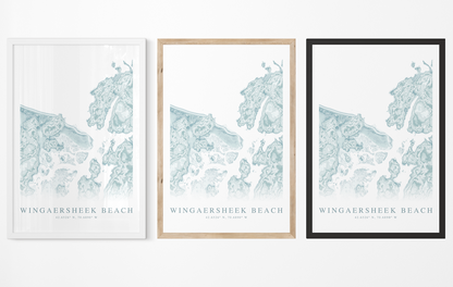 Wingaersheek Beach Map Print