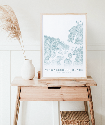 Wingaersheek Beach Map Print