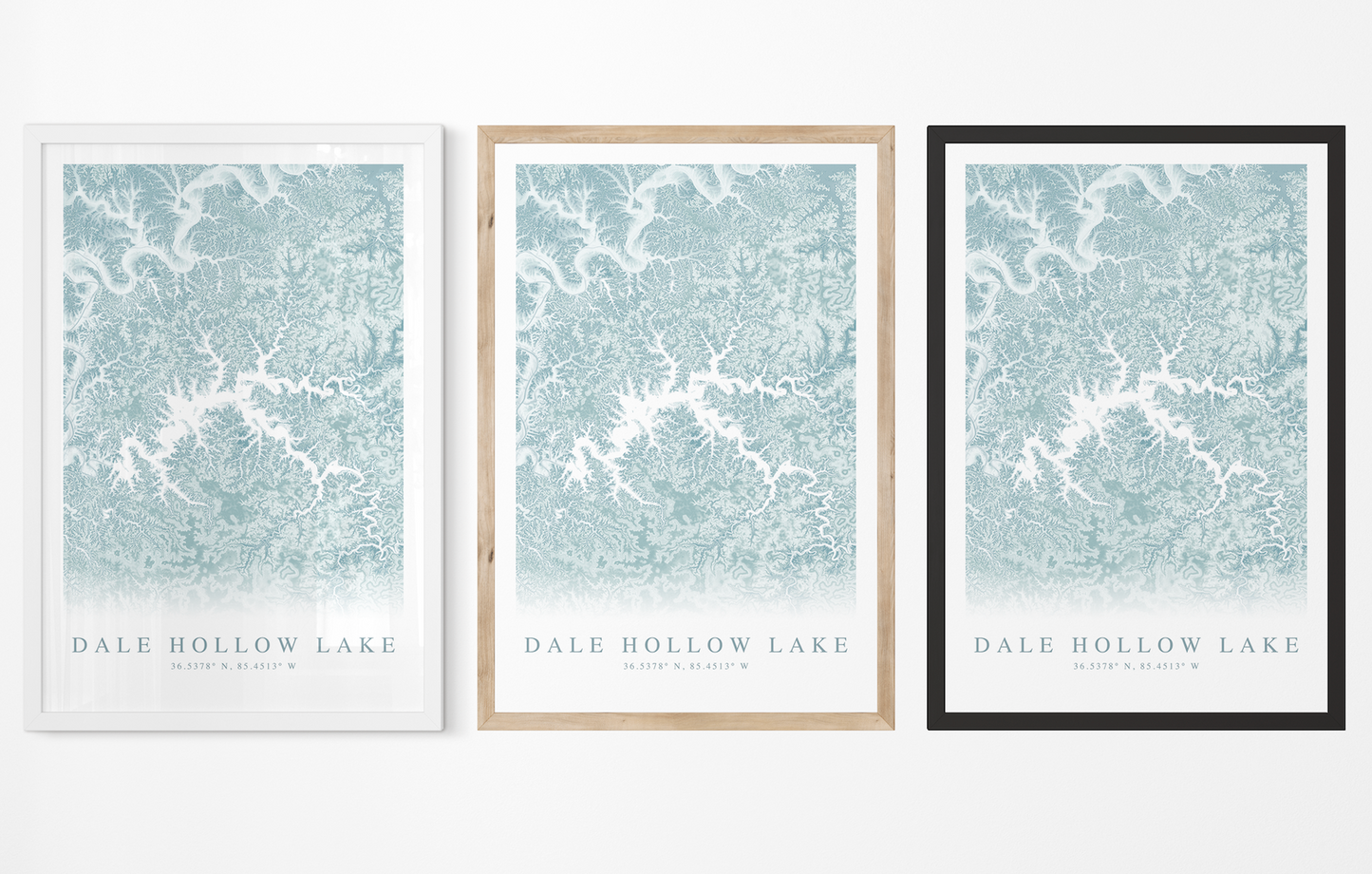 Dale Hollow Lake Map Print