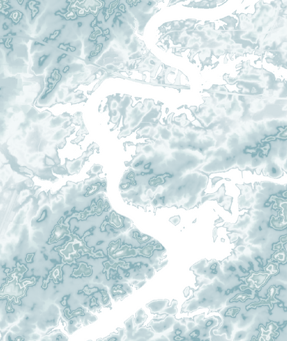 Logan Martin Lake Map Print