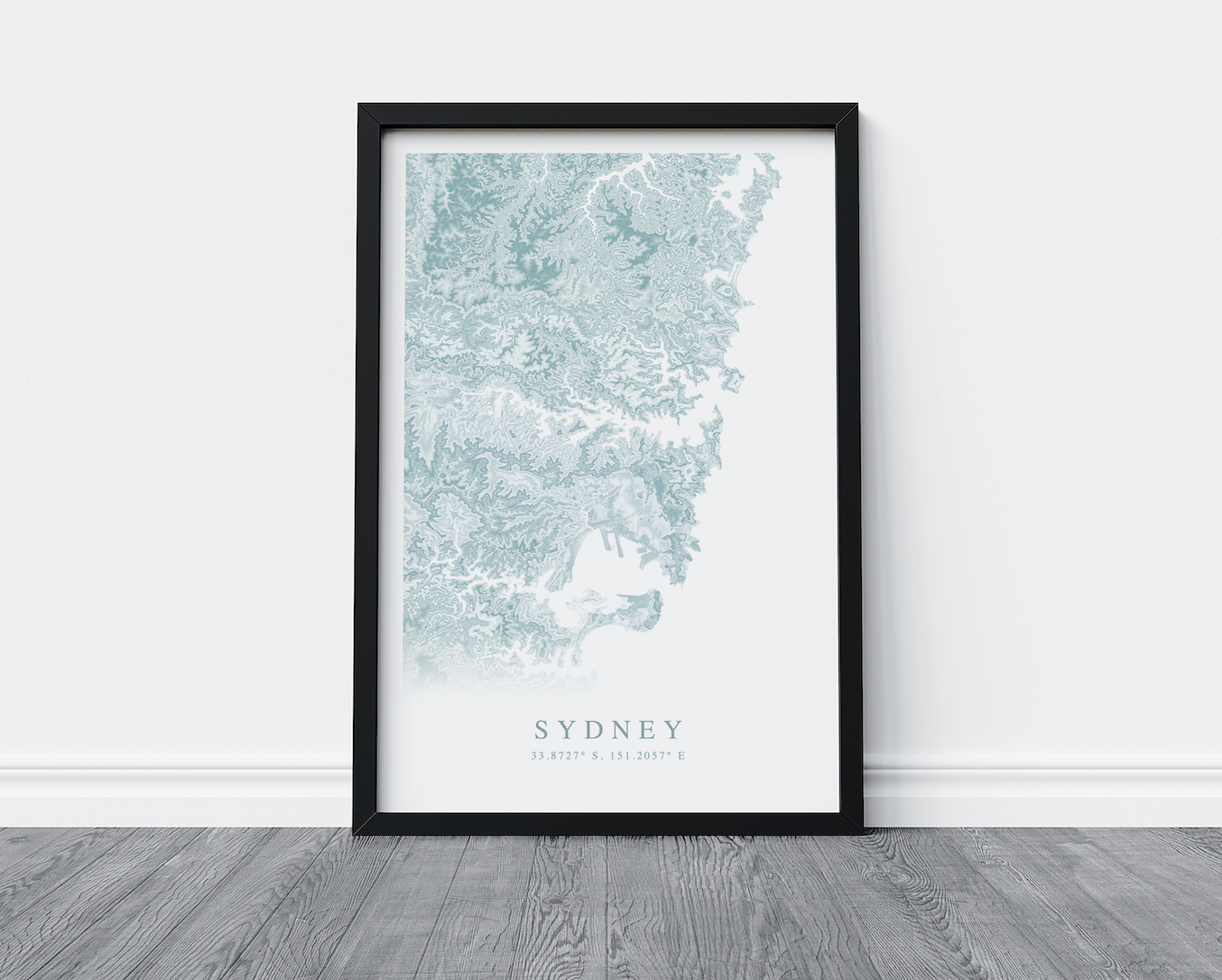 Sydney Australia Map Print